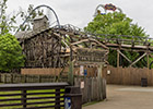 Cedar Point's roller coasters and Skyhawk swing