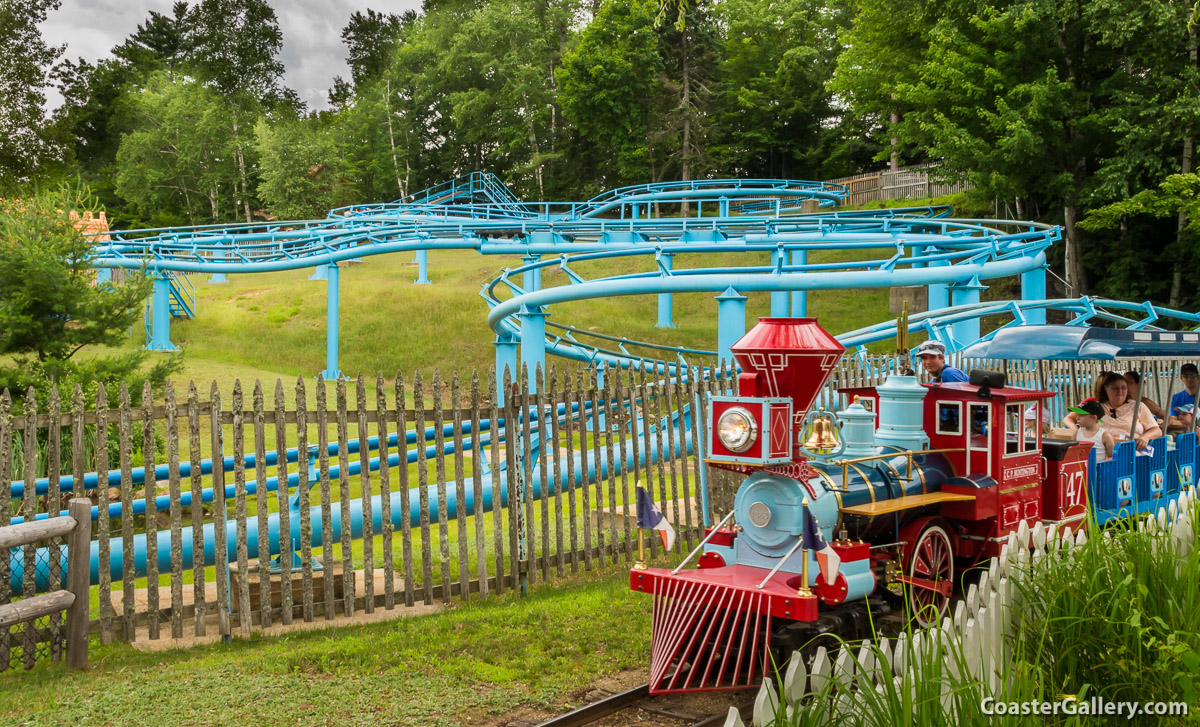 Huff Puff and Whistle and Polar Coaster at Story Land