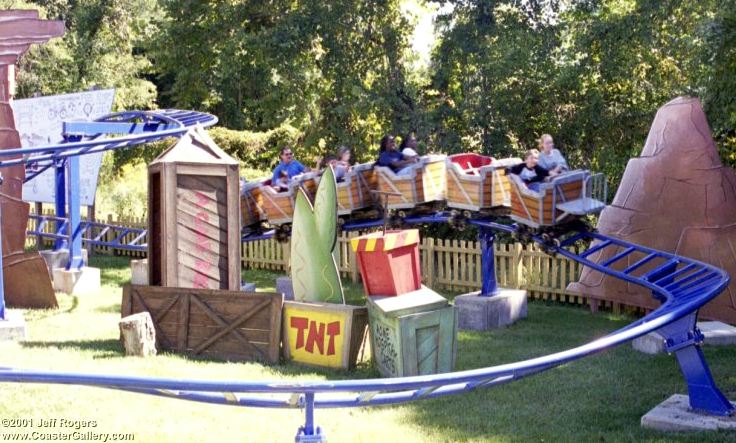 Great Chase family coaster built by Zamperla