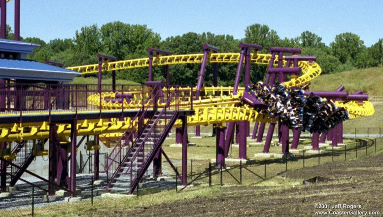 Flying roller coaster