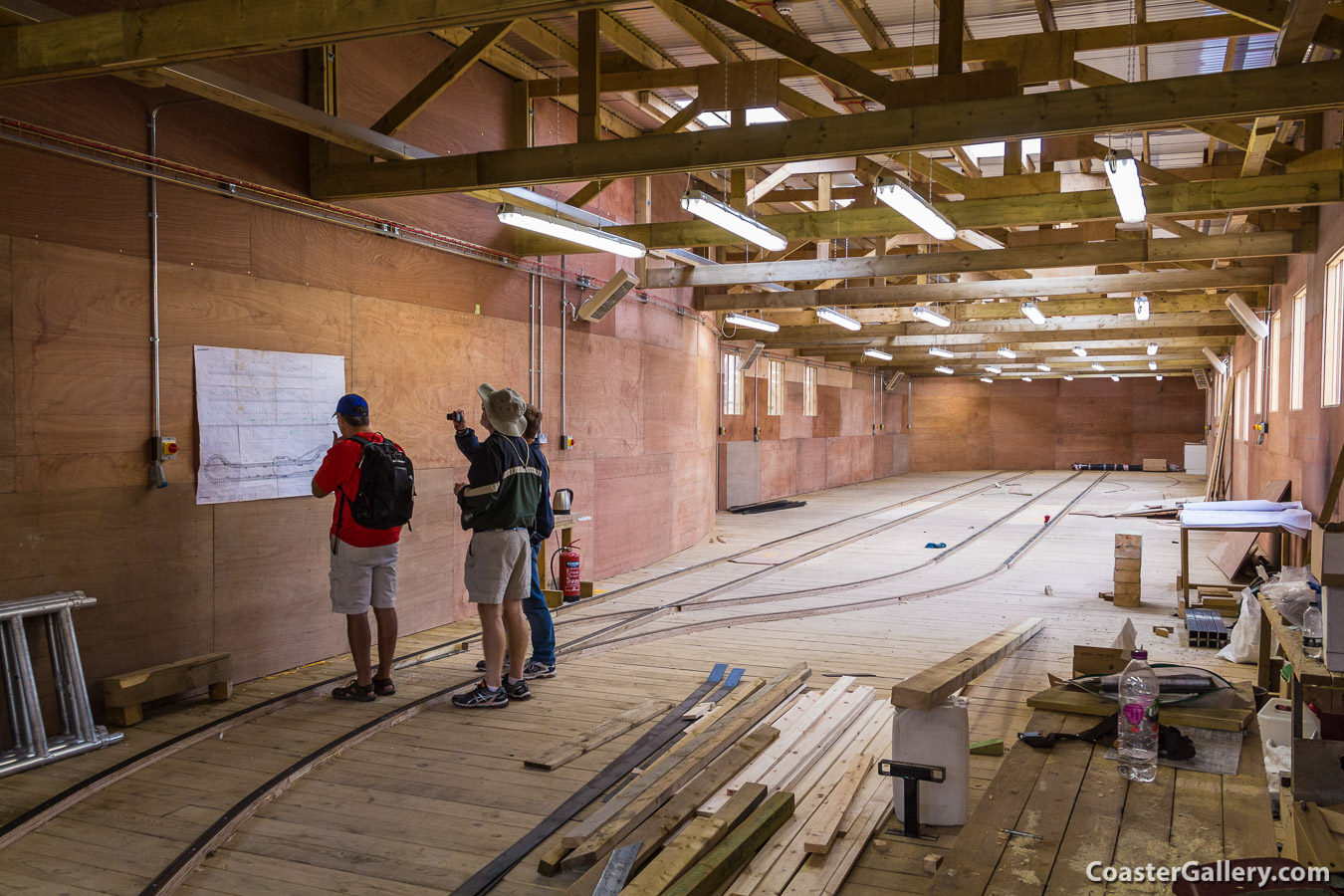 Scenic Railway roller coaster under construction