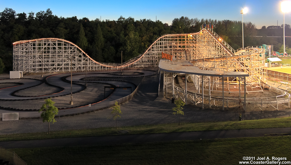 Skyliner coaster at Lakemont Park