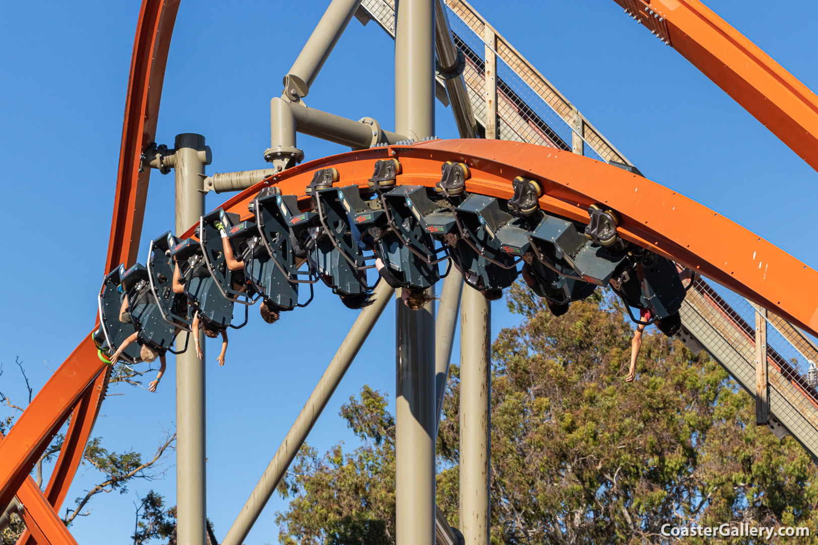 Pictures of a quick roller coaster