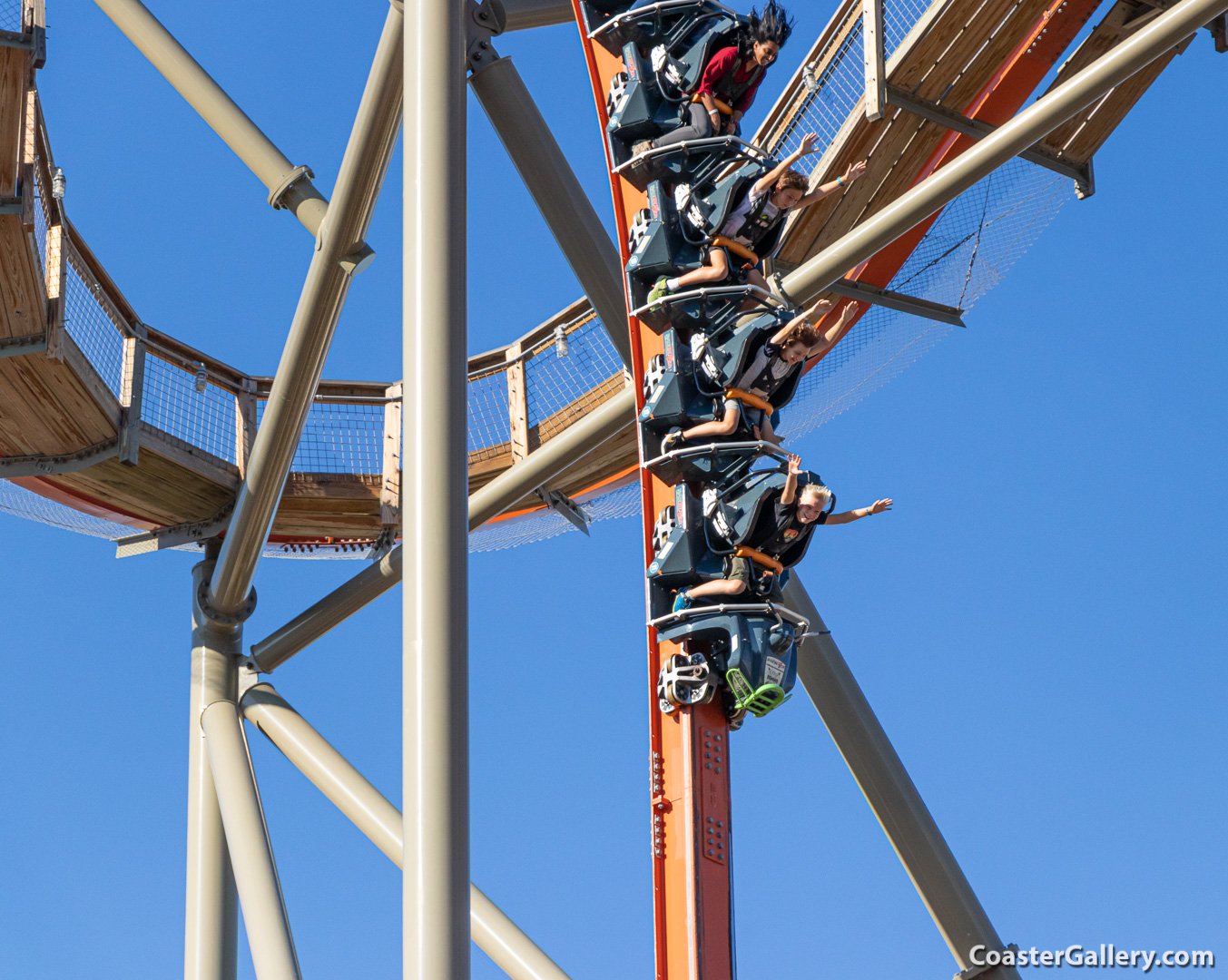 Pictures of a smooth roller coaster