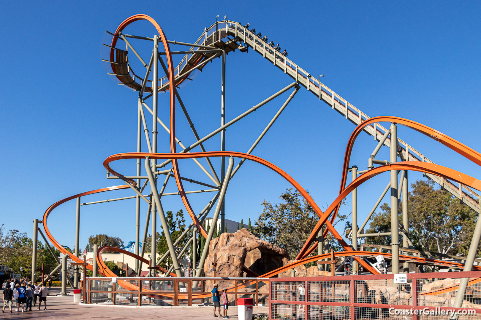 RailBlazer single-rail roller coaster in California