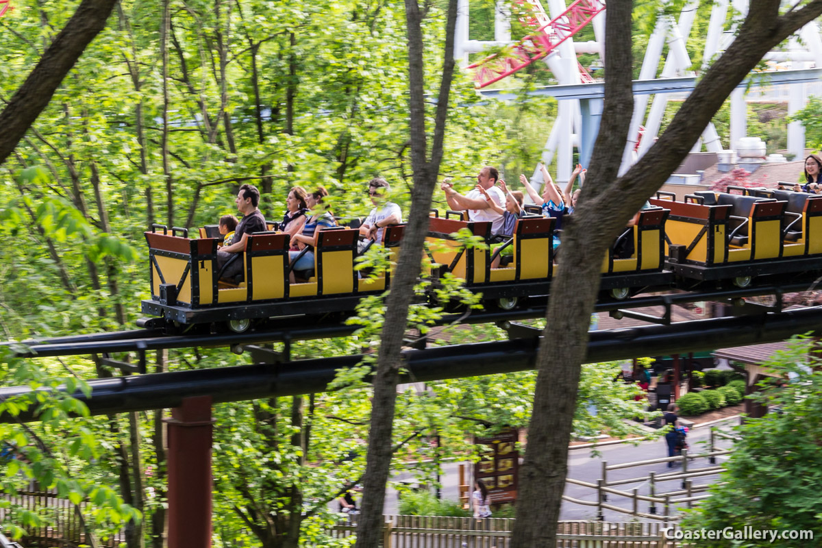 Trailblazer roller coaster at Hersheypark