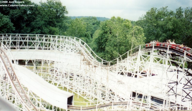 Wood coaster built by National Amusement Devices