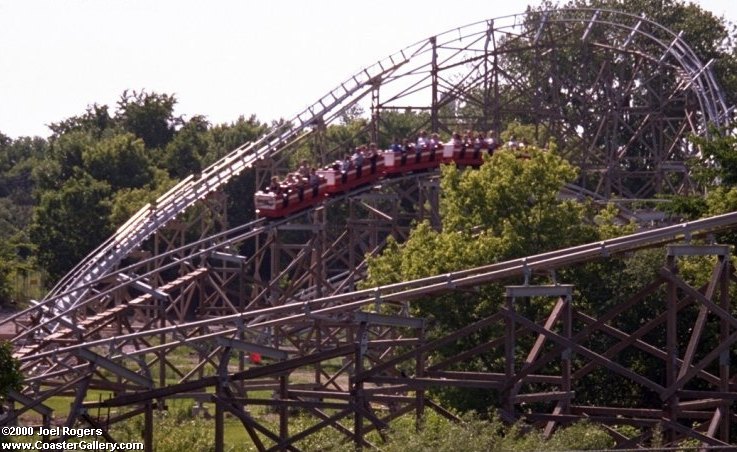 Excalibur roller coaster in Minnesota
