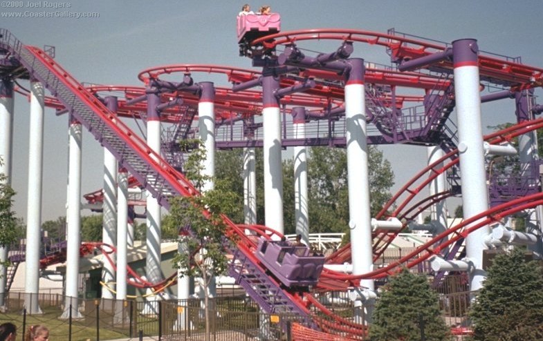 Mad Mouse roller coaster in Valleyfair!