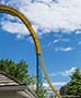 85-degree drop on the Skyrush coaster at Hersheypark