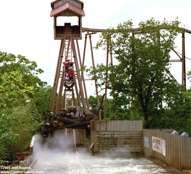 Water Coaster that was replaced by Powder Keg