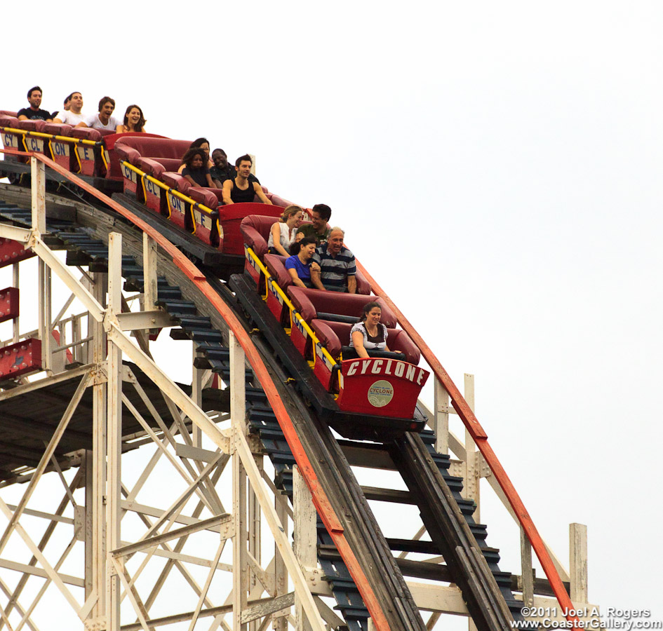 Stock image of a roller coaster