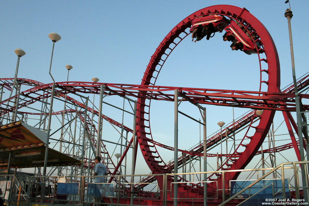 Roller Coaster vertical loop