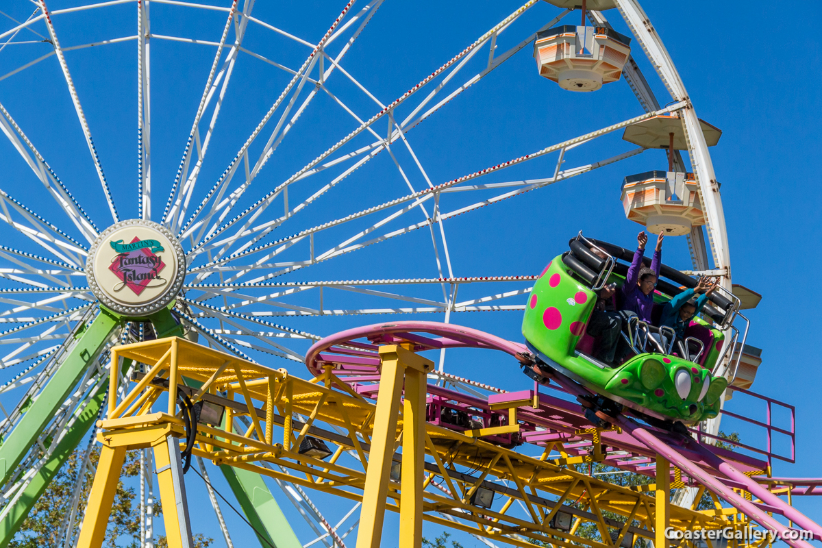 Crazy Mouse roller coaster at Martin's Fantasy Island