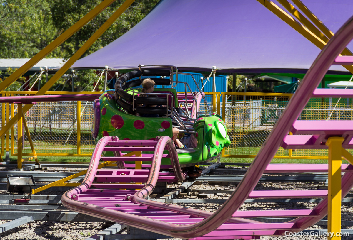 Crazy Mouse roller coaster at Martin's Fantasy Island