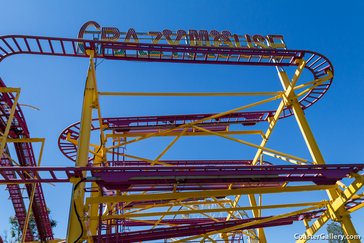 Crazy Mouse roller coaster at Martin's Fantasy Island