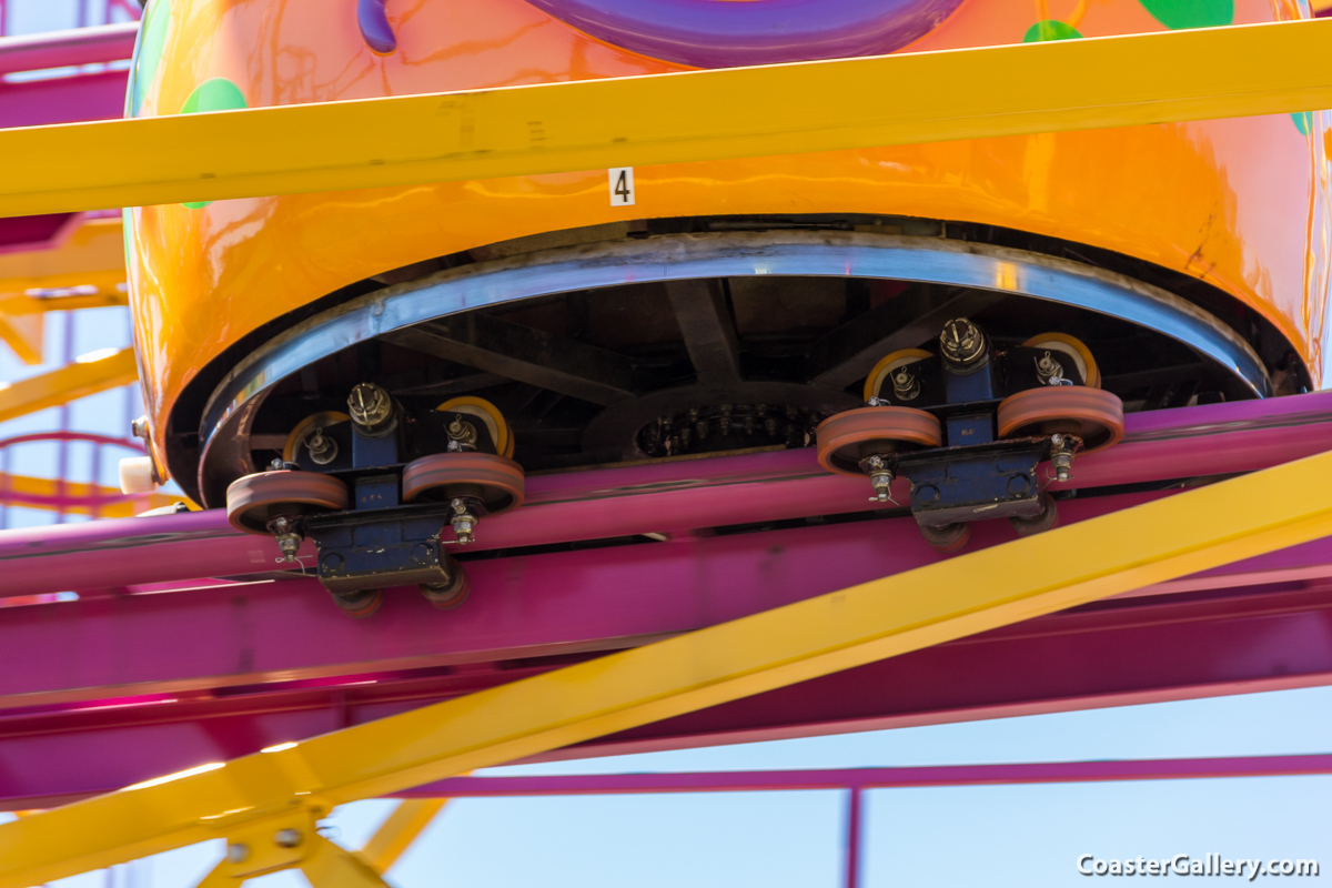 Crazy Mouse roller coaster at Martin's Fantasy Island