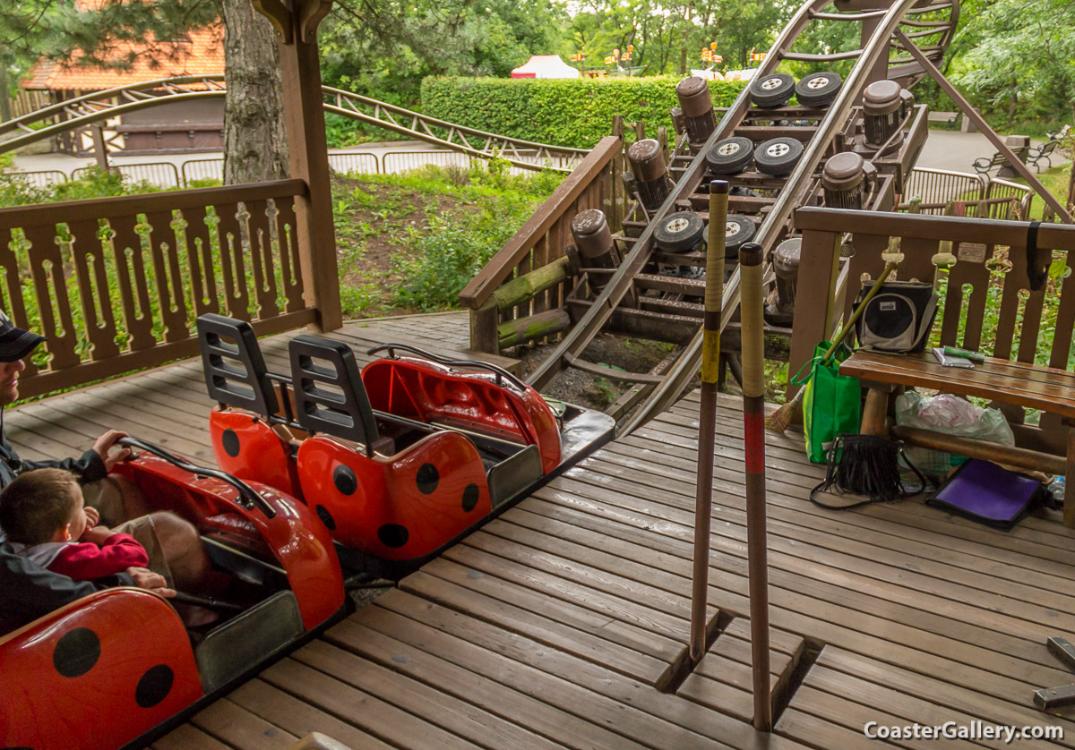 Controls on the Lady Bug Coaster