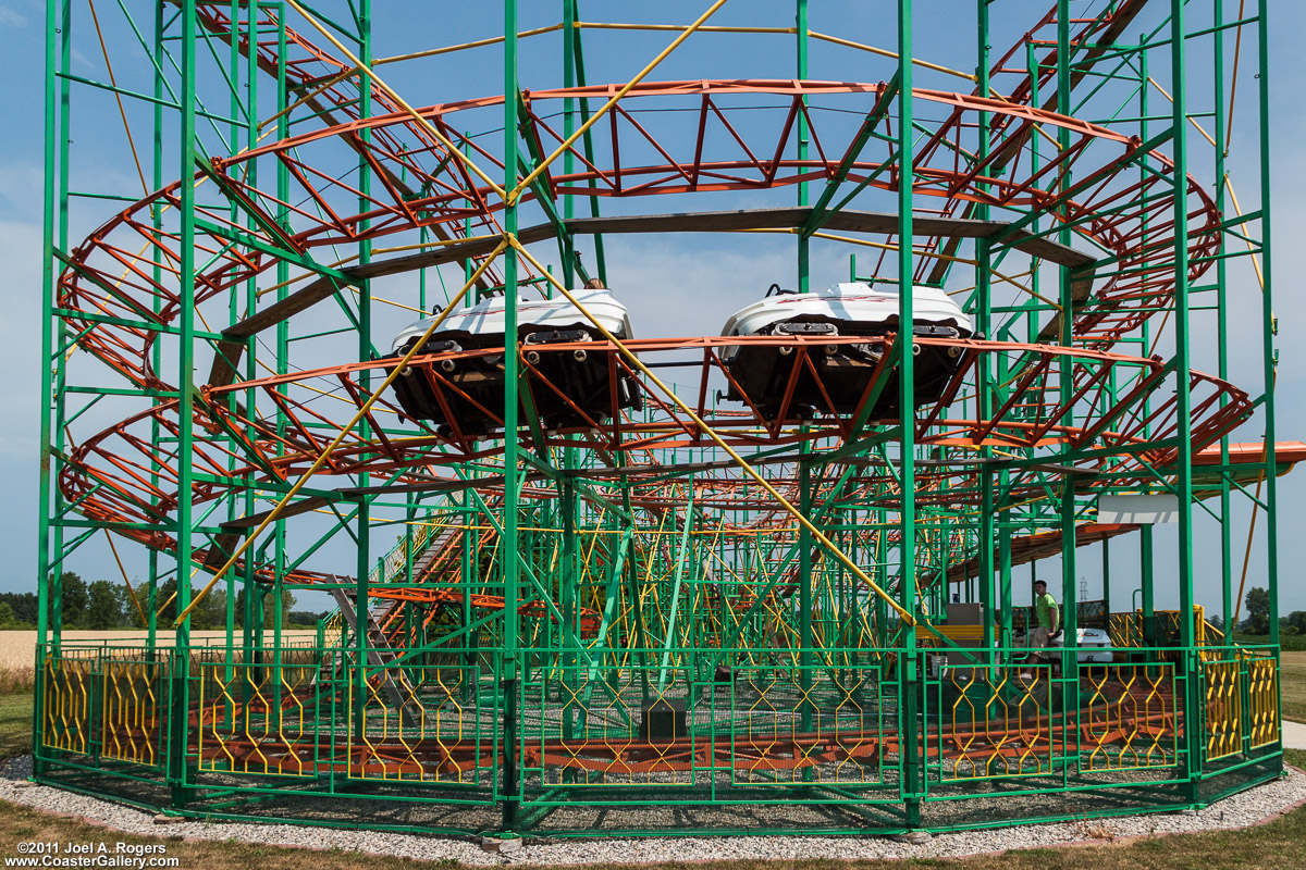 Serpent roller coaster at Kokomo's Family Fun Center