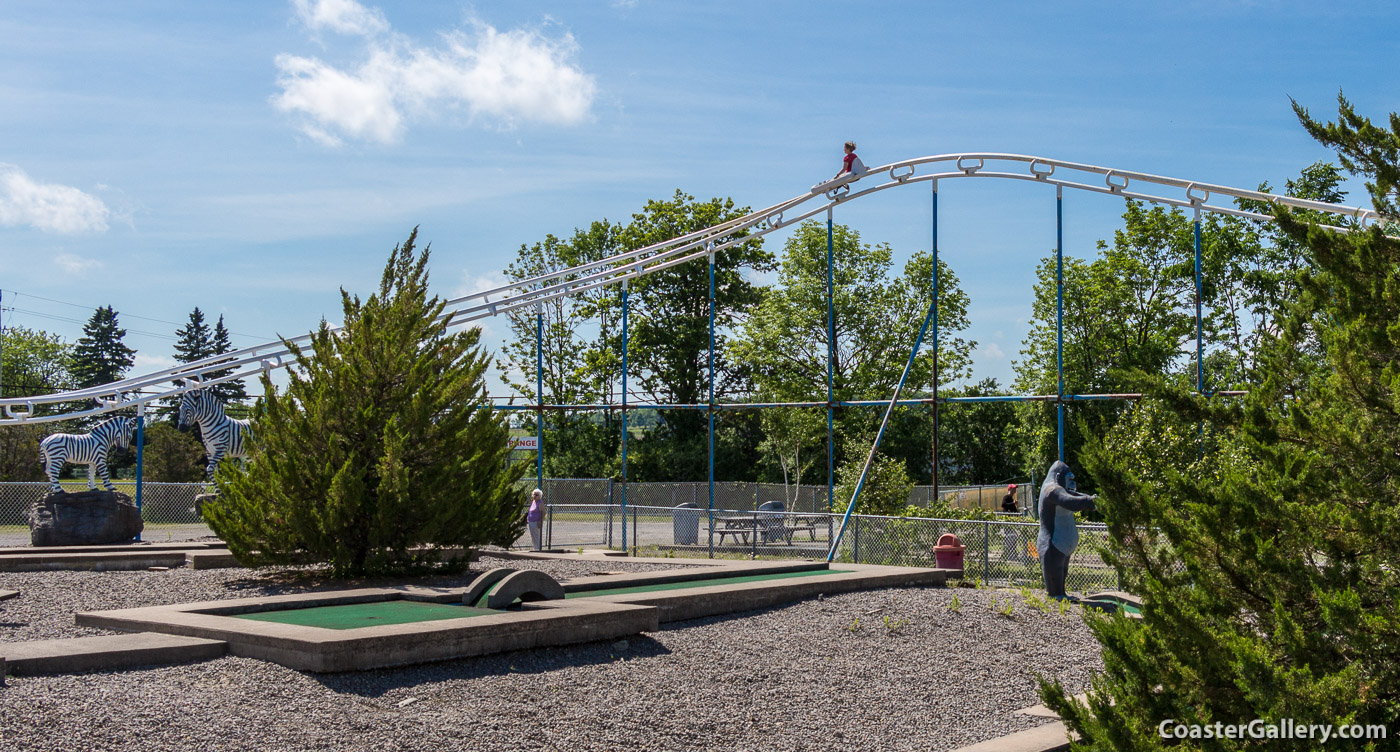 Pipeline Express roller coaster at Wild Water & Wheels in Peterborough, Ontario, Canada.