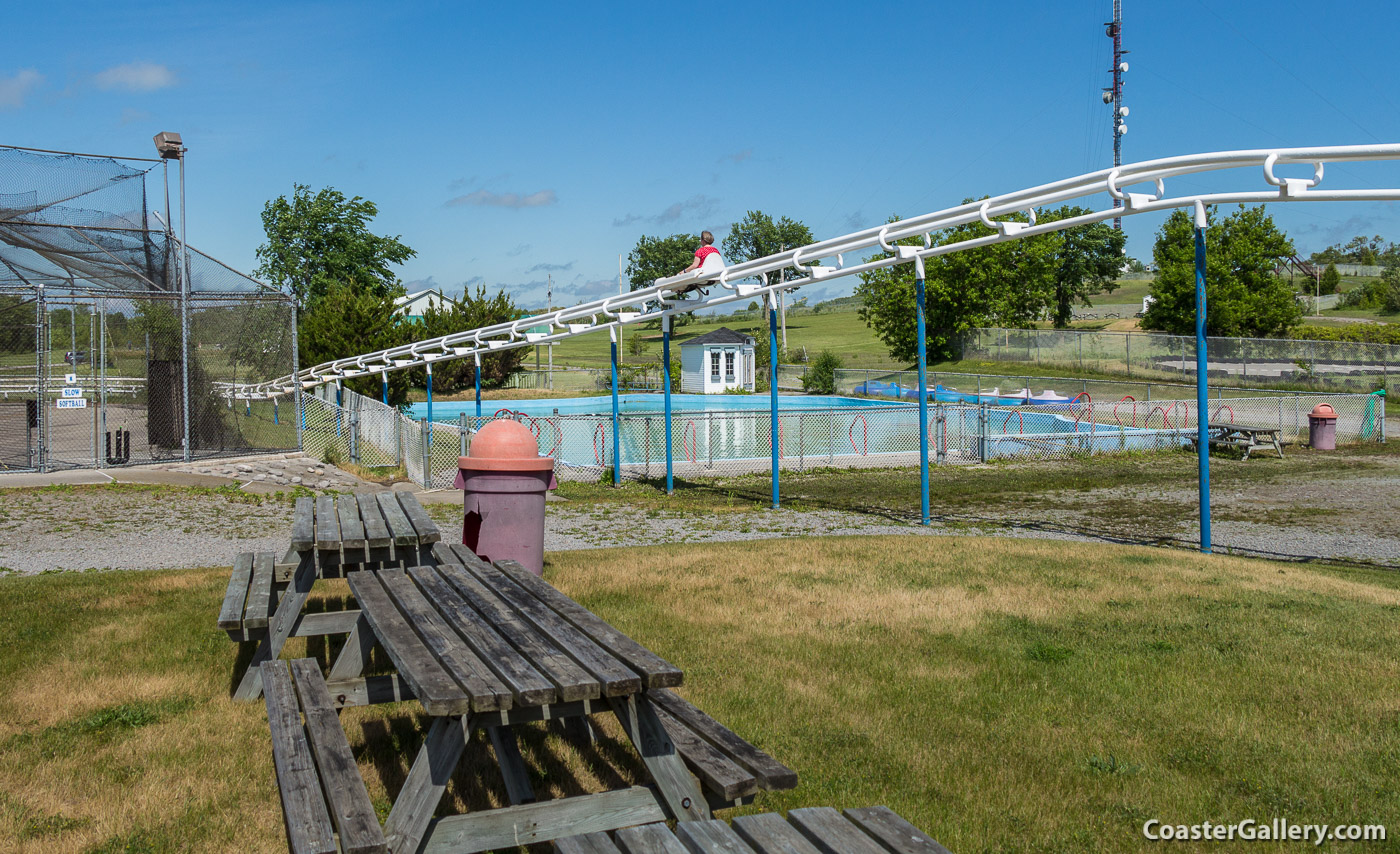 Pipeline Express roller coaster built by Bailey Rides