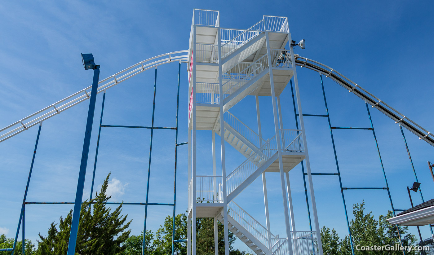 Pipeline Express roller coaster at Wild Water & Wheels in Peterborough, Ontario, Canada.