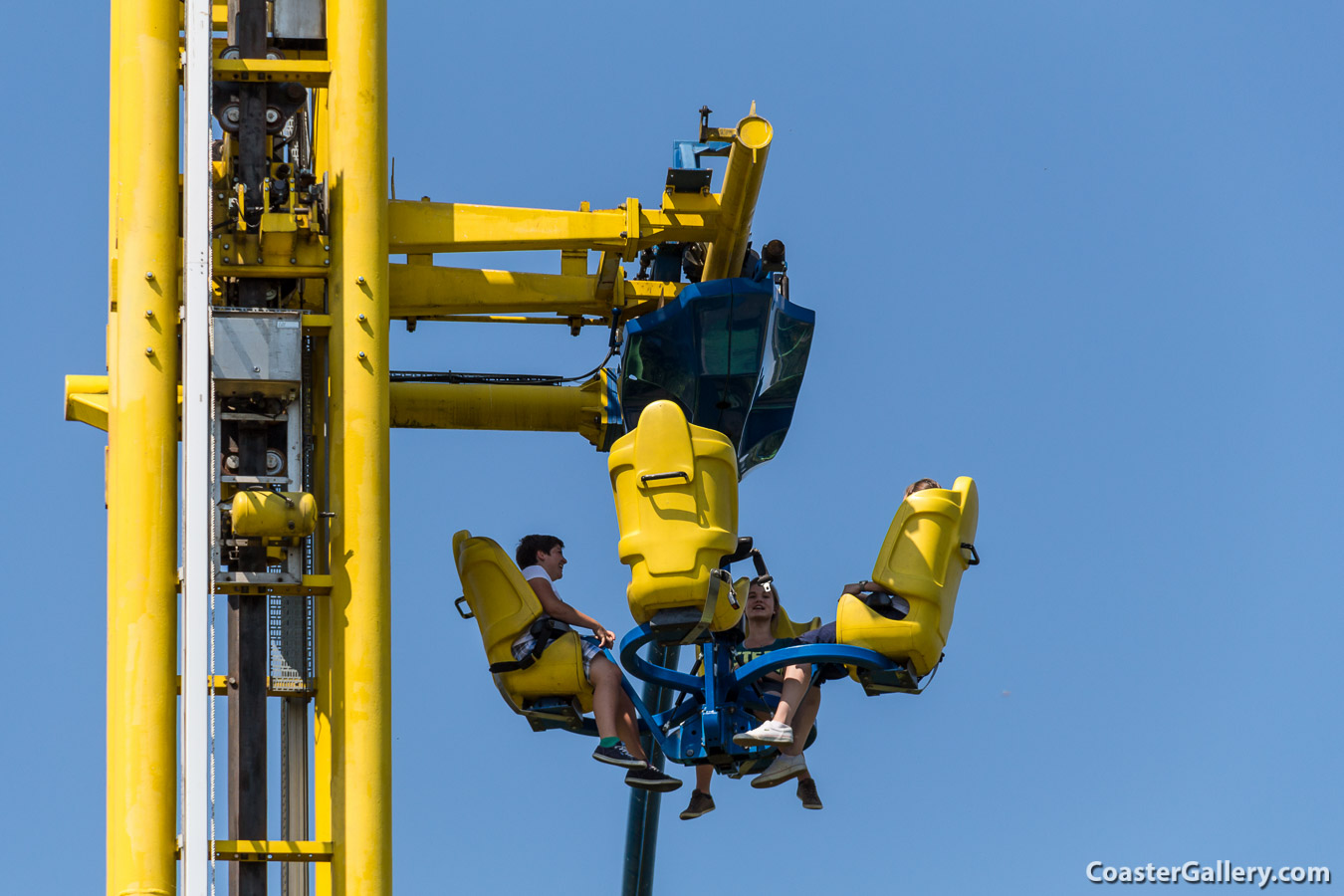 Sky Rider roller coaster at Skyline Park in Bad Wrishofen, Bavaria, Germany