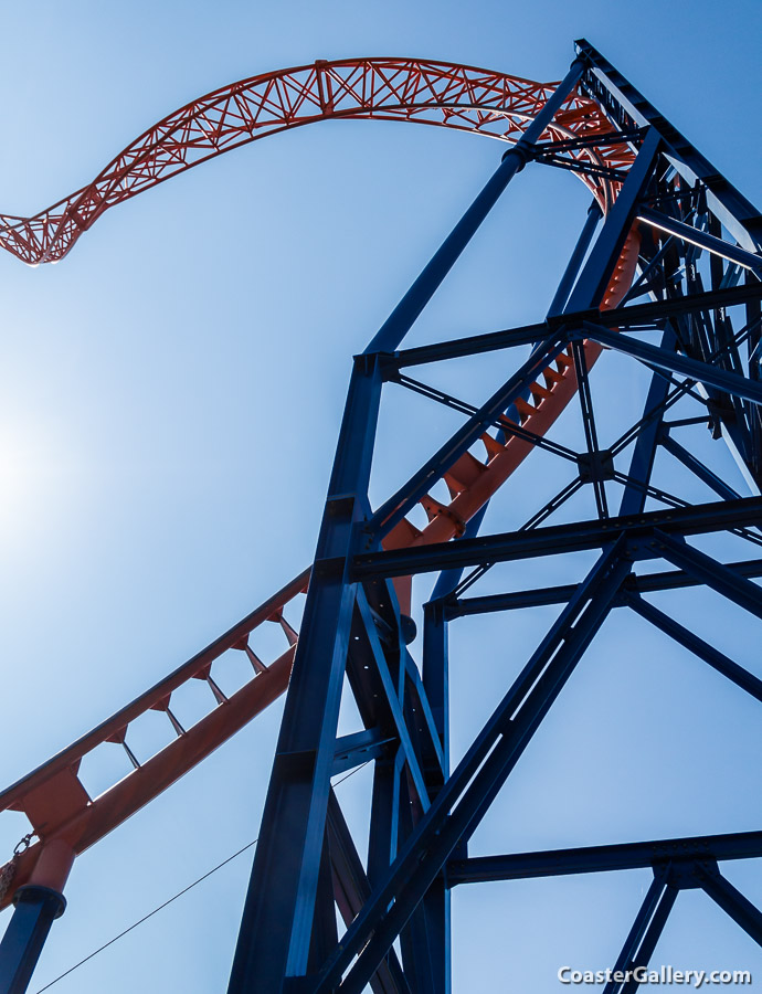 SkyWheel roller coaster at Skyline Park in Bad Wrishofen, Bavaria, Germany