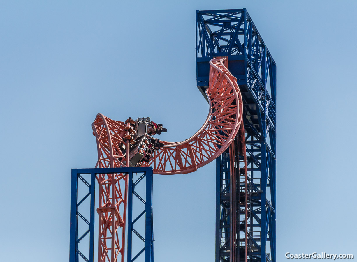 SkyWheel roller coaster at Skyline Park in Bad Wrishofen, Bavaria, Germany