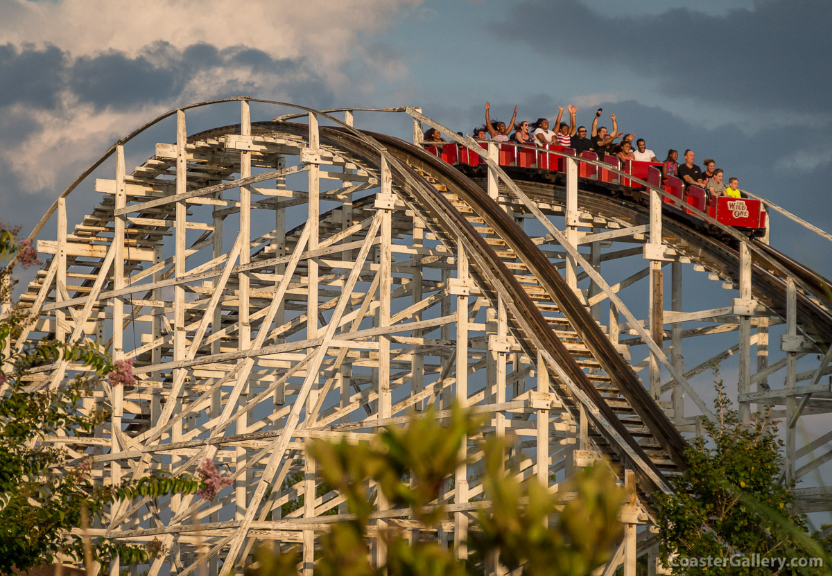 The history of the Wild One roller coaster