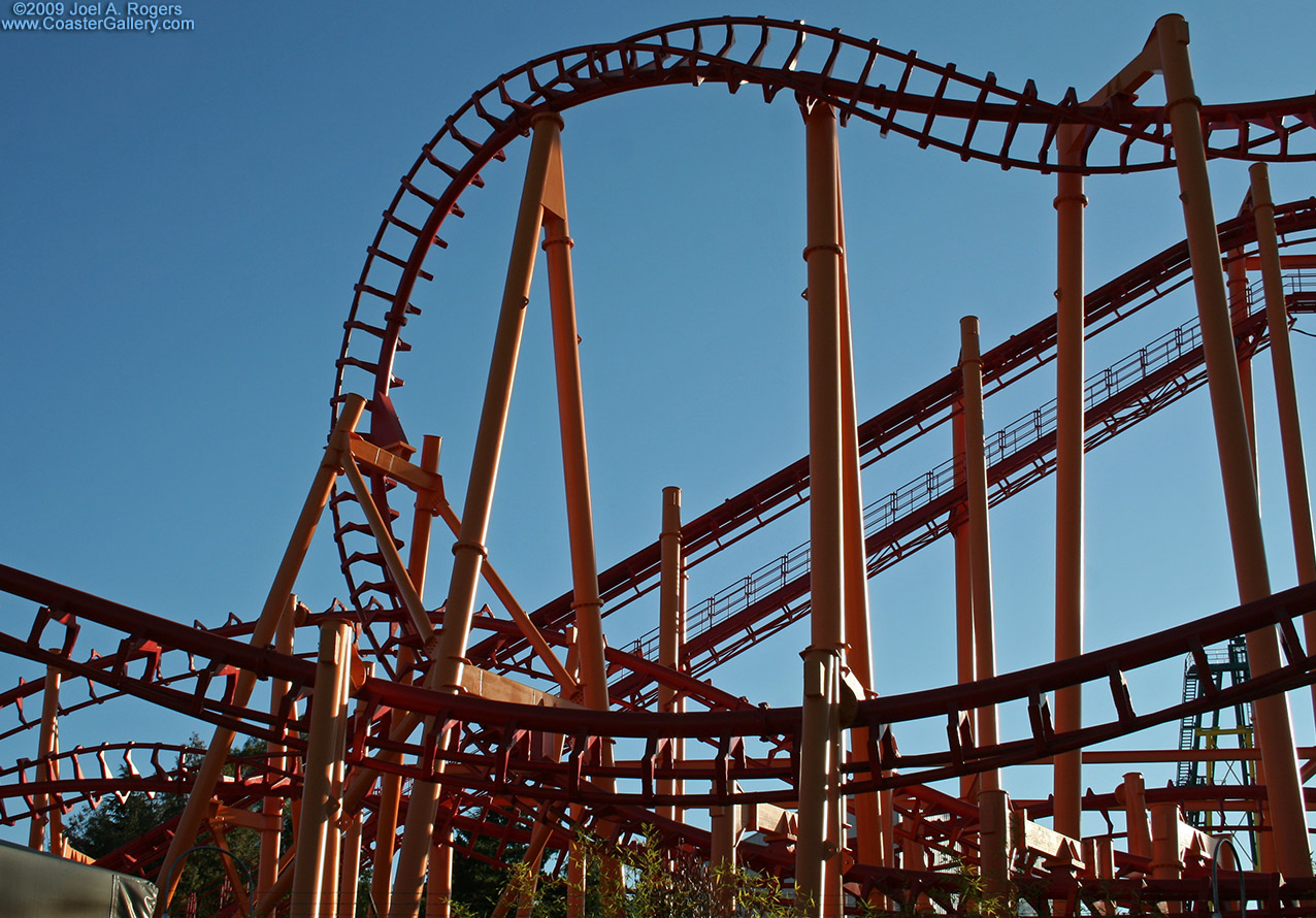 Kong roller coaster in Vallejo, California