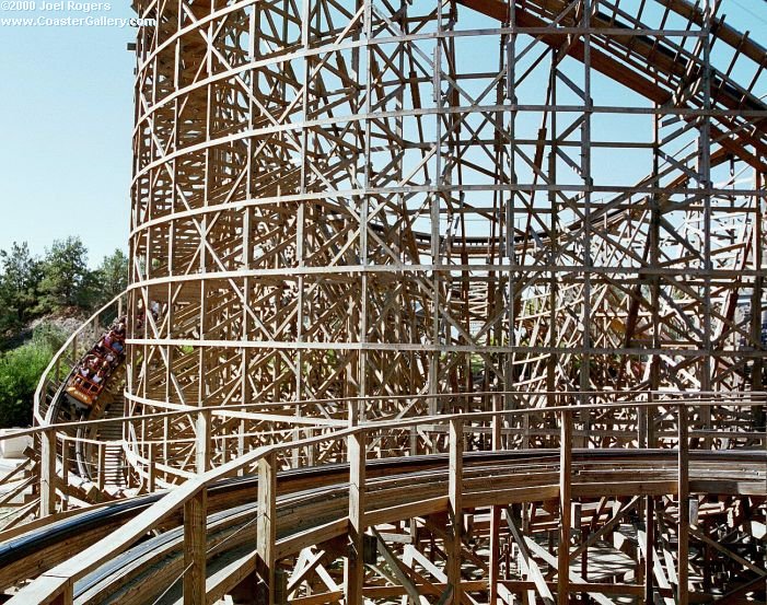 Roar roller coaster in California