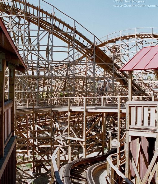 Roar roller coaster designed by Mike Boodley