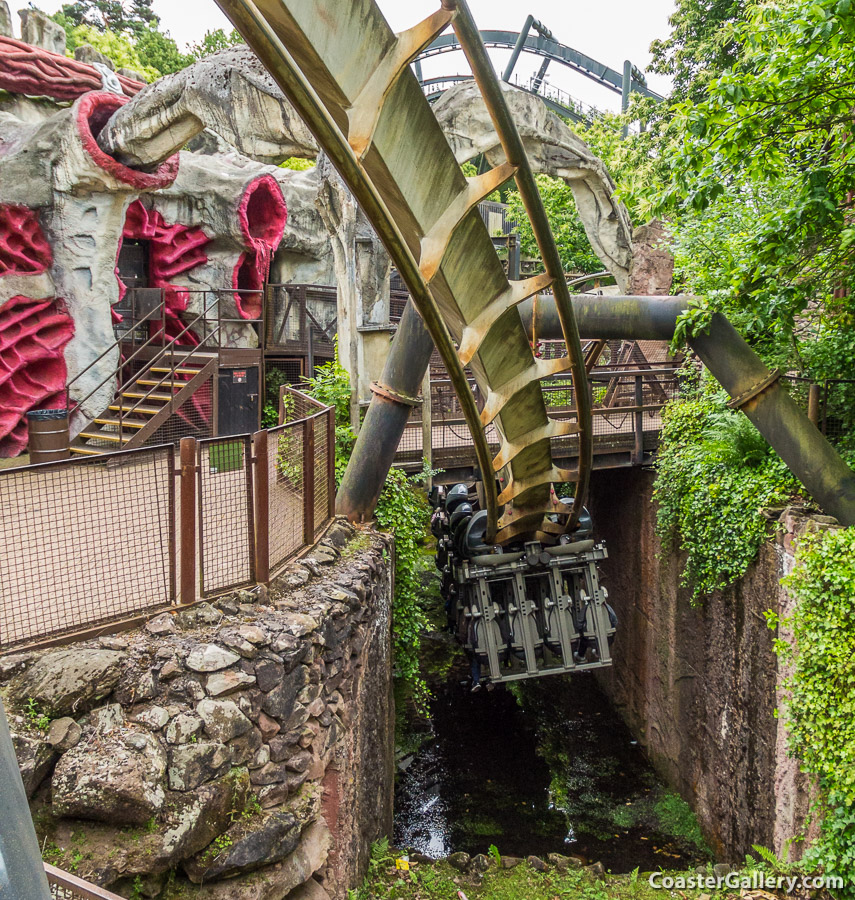 Nemesis roller coaster at Alton Towers