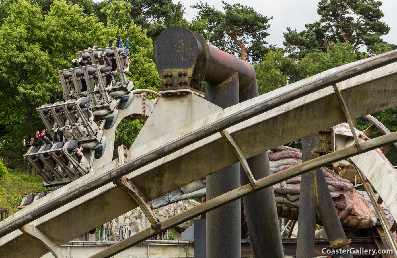 My favorite roller coaster - Nemesis at Alton Towers