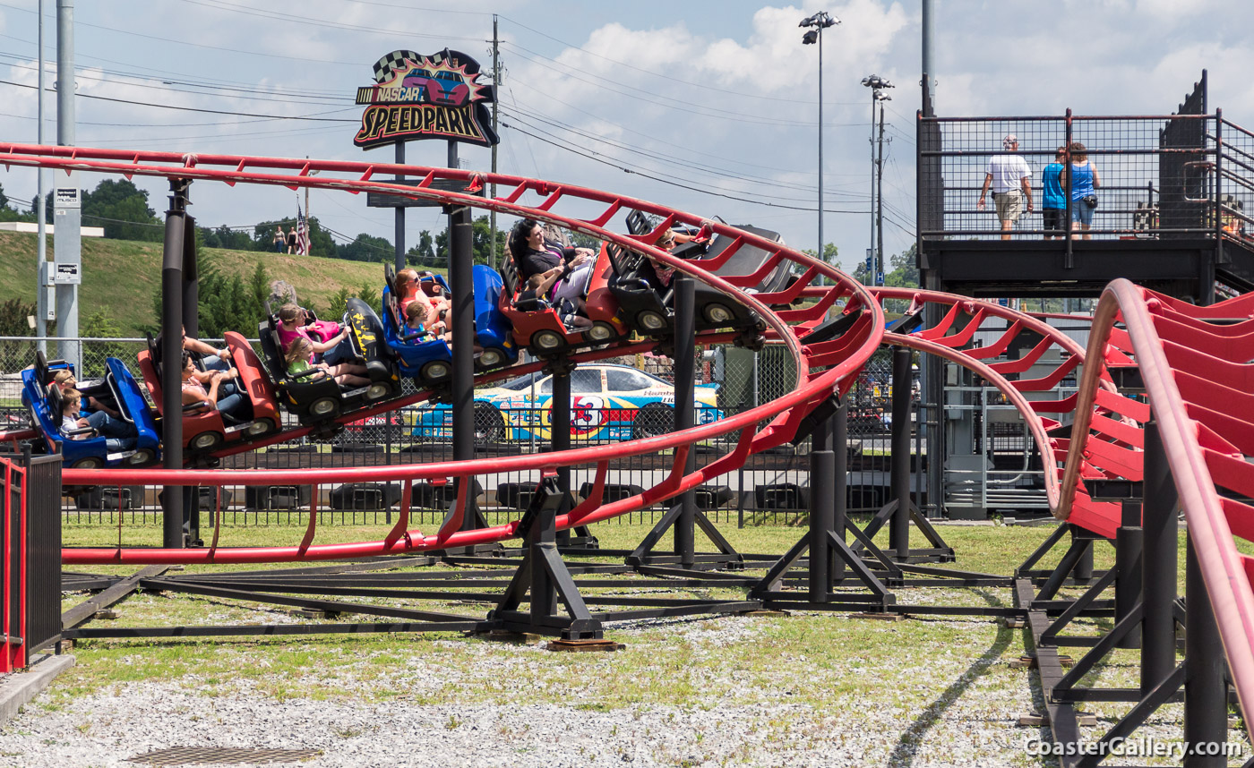 Speedway Draft Coaster and Hundeprutten - Force One rides built by Zerier