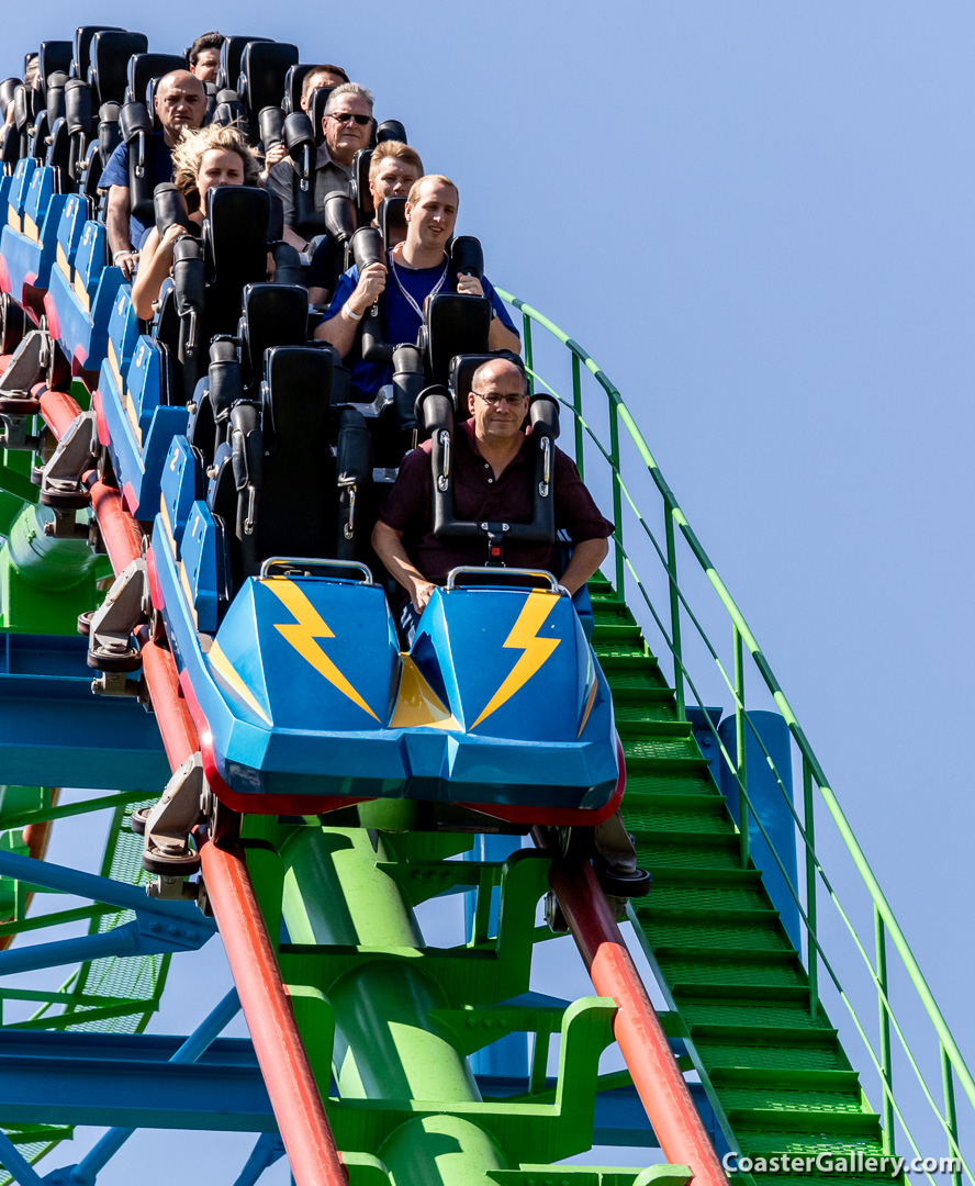 Hurricane roller coaster at Himeji Central Park