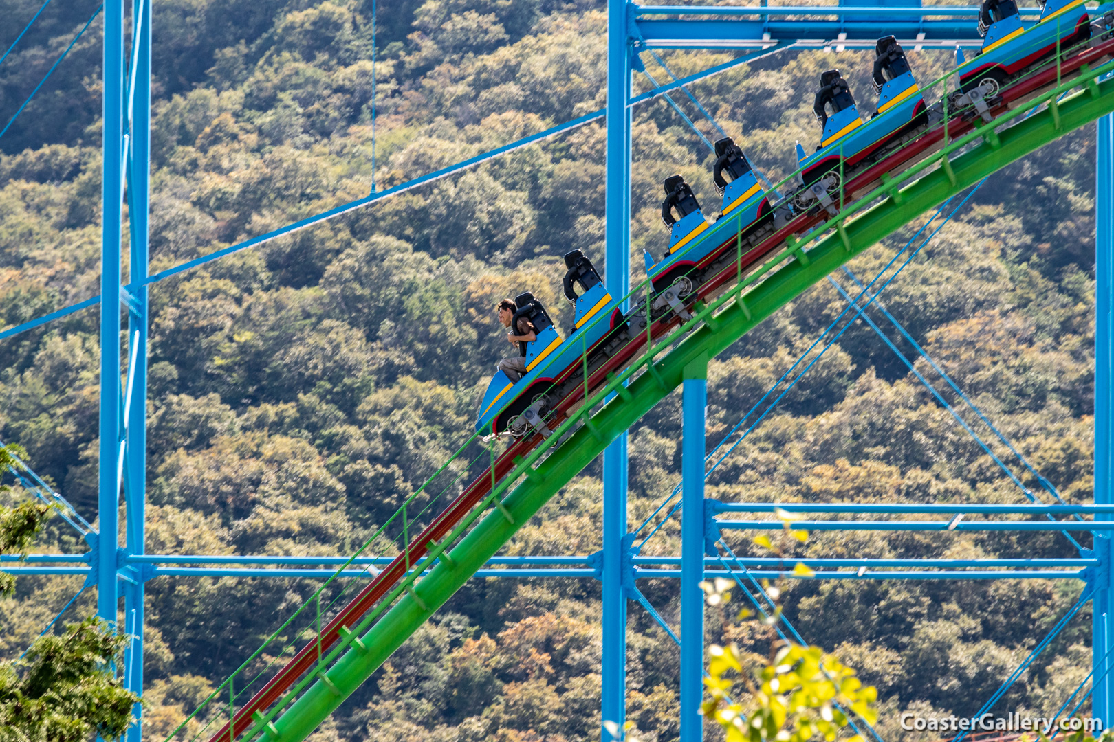 Hurricane roller coaster at Himeji Central Park