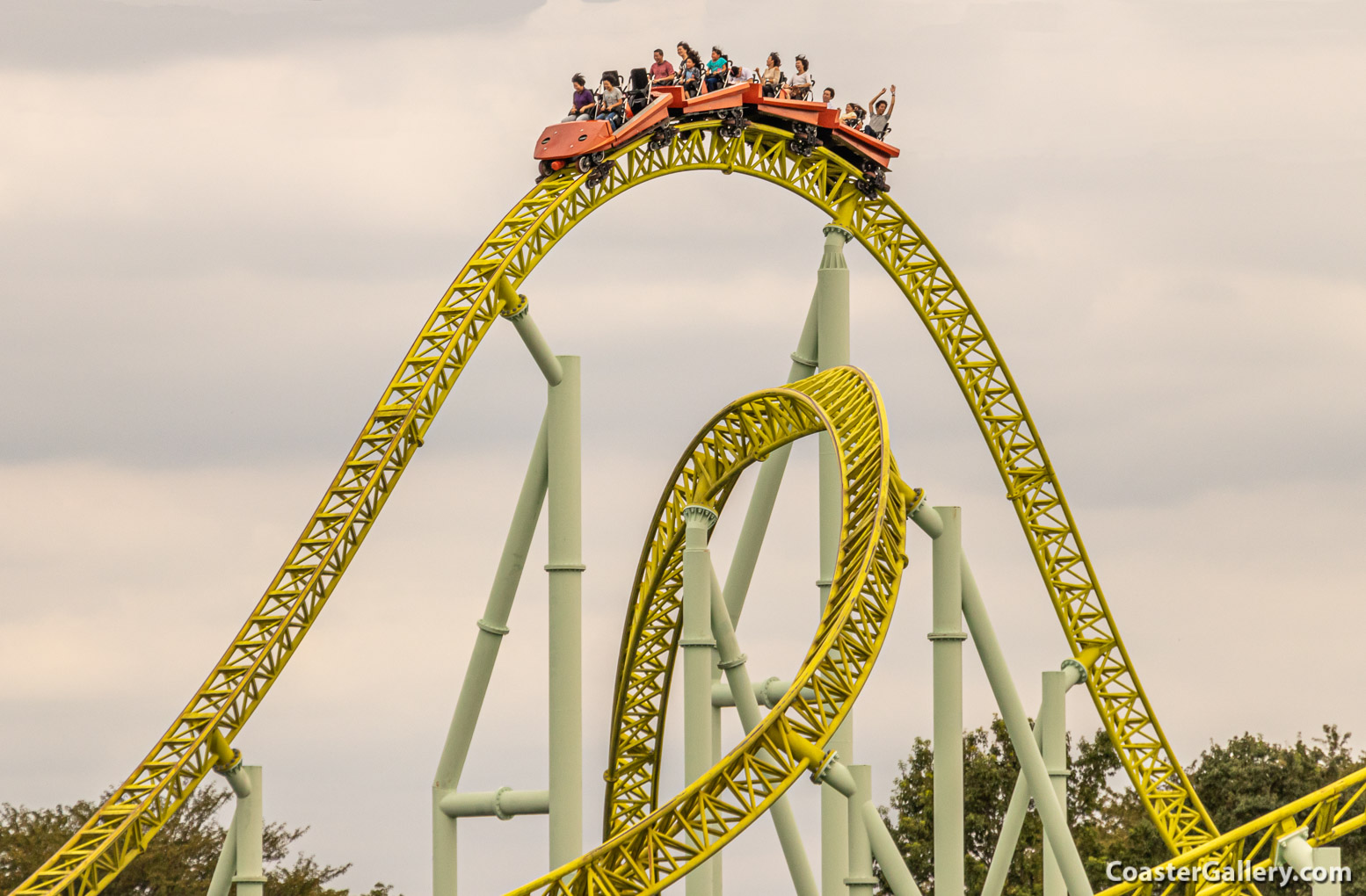 Kawasemi roller coaster at the Tobu Zoo in Japan