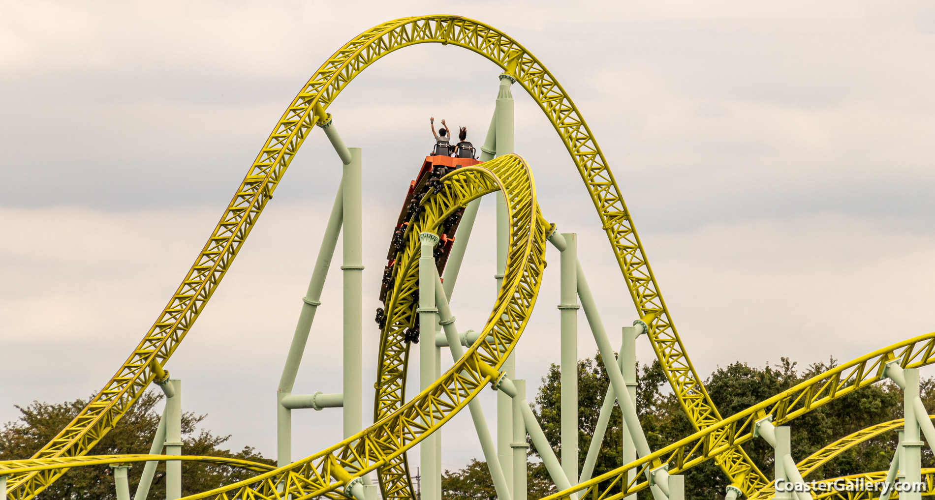 Kawasemi roller coaster at the Tobu Zoo in Japan