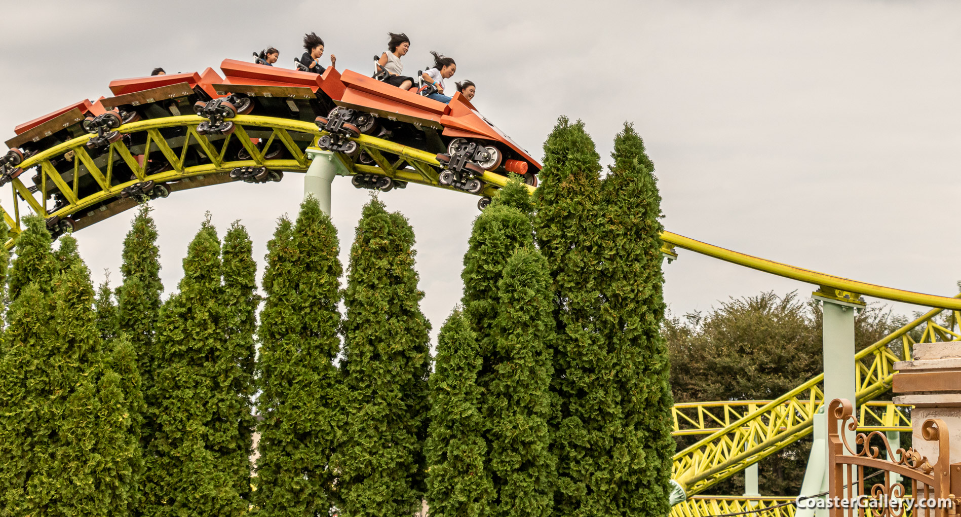 Kawasemi roller coaster at the Tobu Zoo in Japan