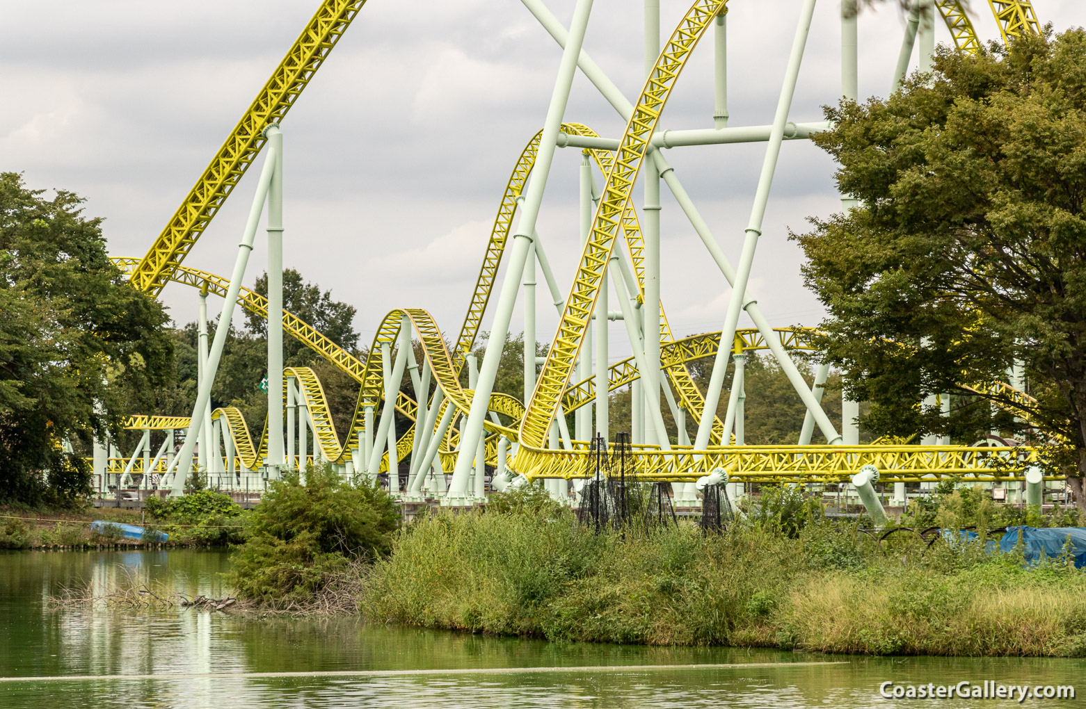 Kawasemi roller coaster at the Tobu Zoo in Japan