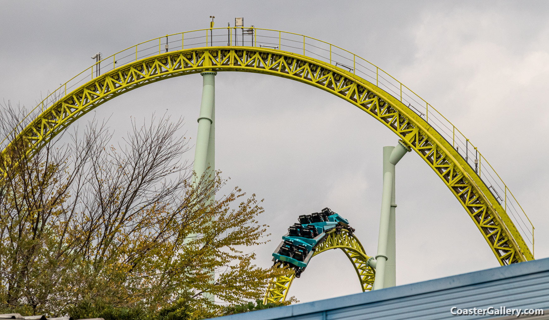 Kawasemi roller coaster at the Tobu Zoo in Japan