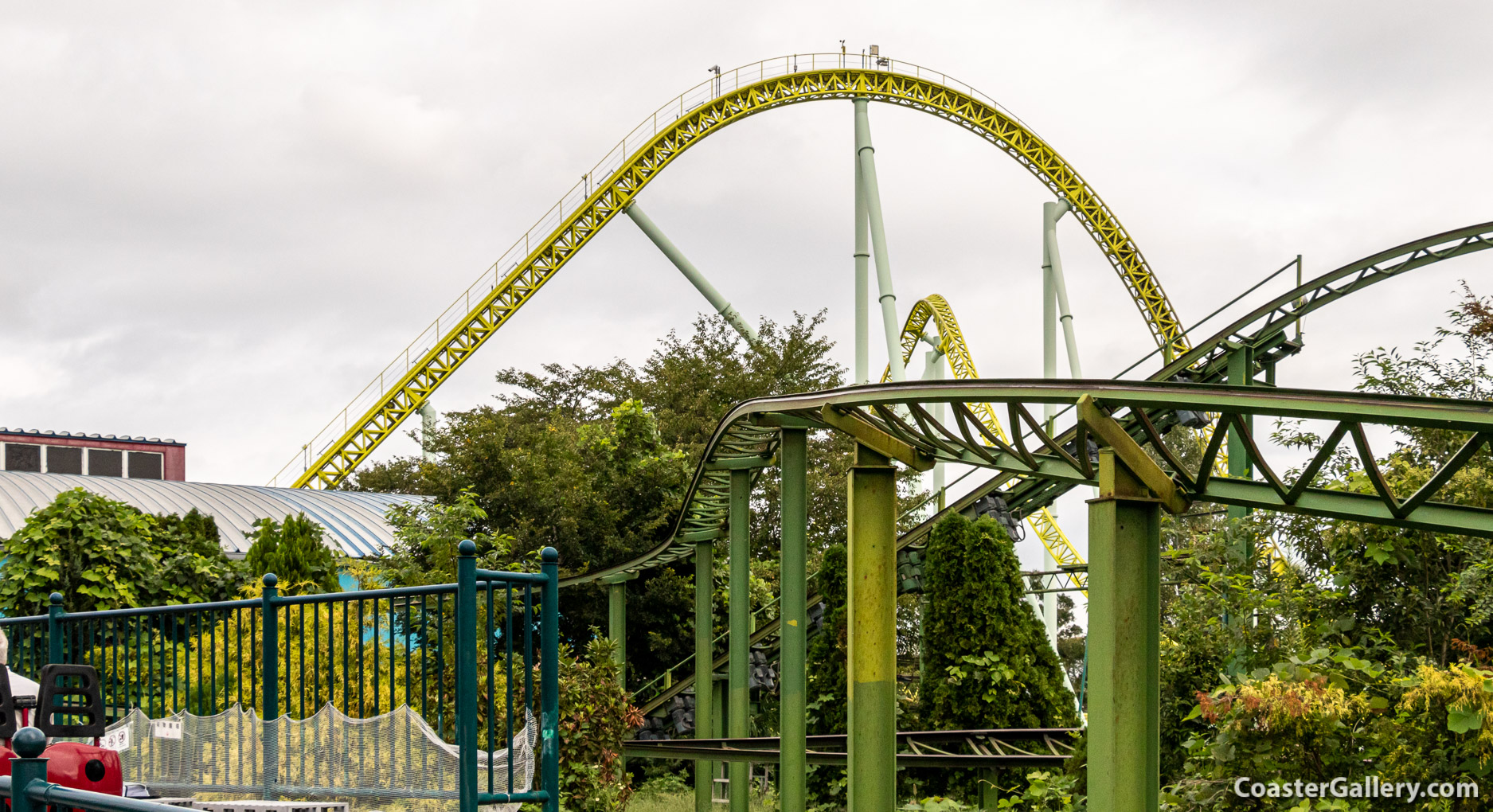 Kawasemi roller coaster at the Tobu Zoo in Japan