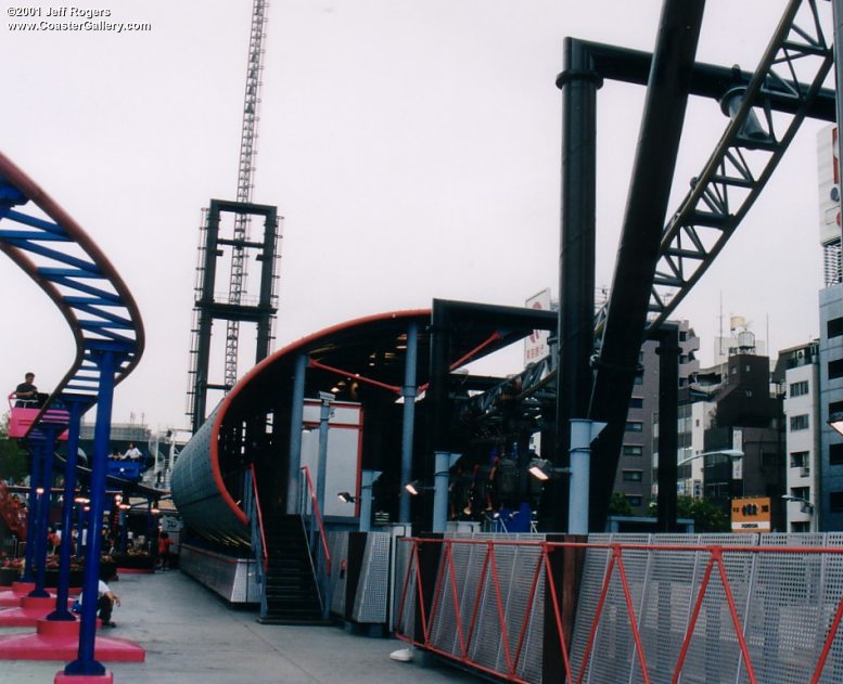 Linear Gale Impulse roller coaster built by Intamin