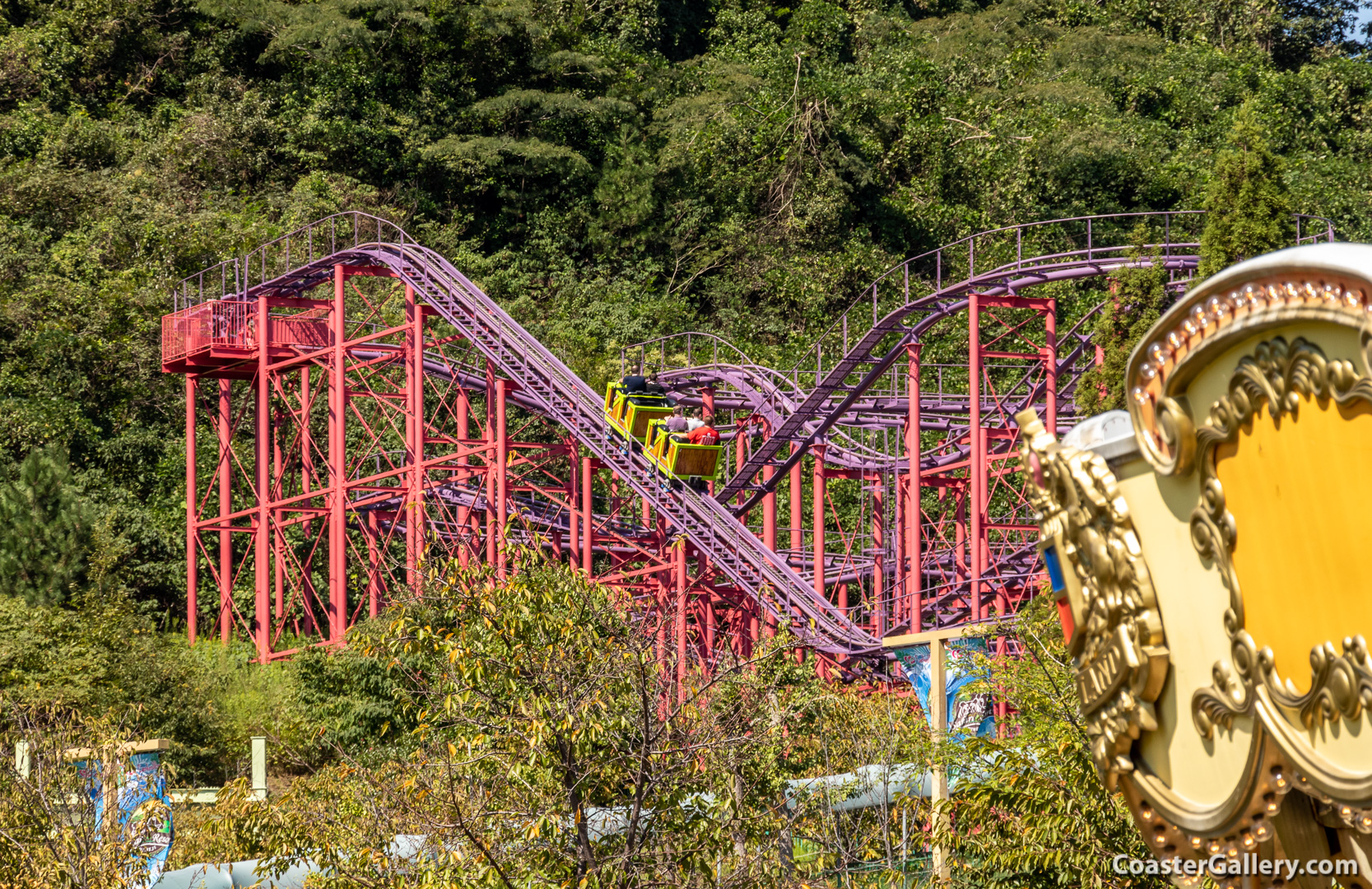 Labyrinth roller coaster at Himeji Central Park