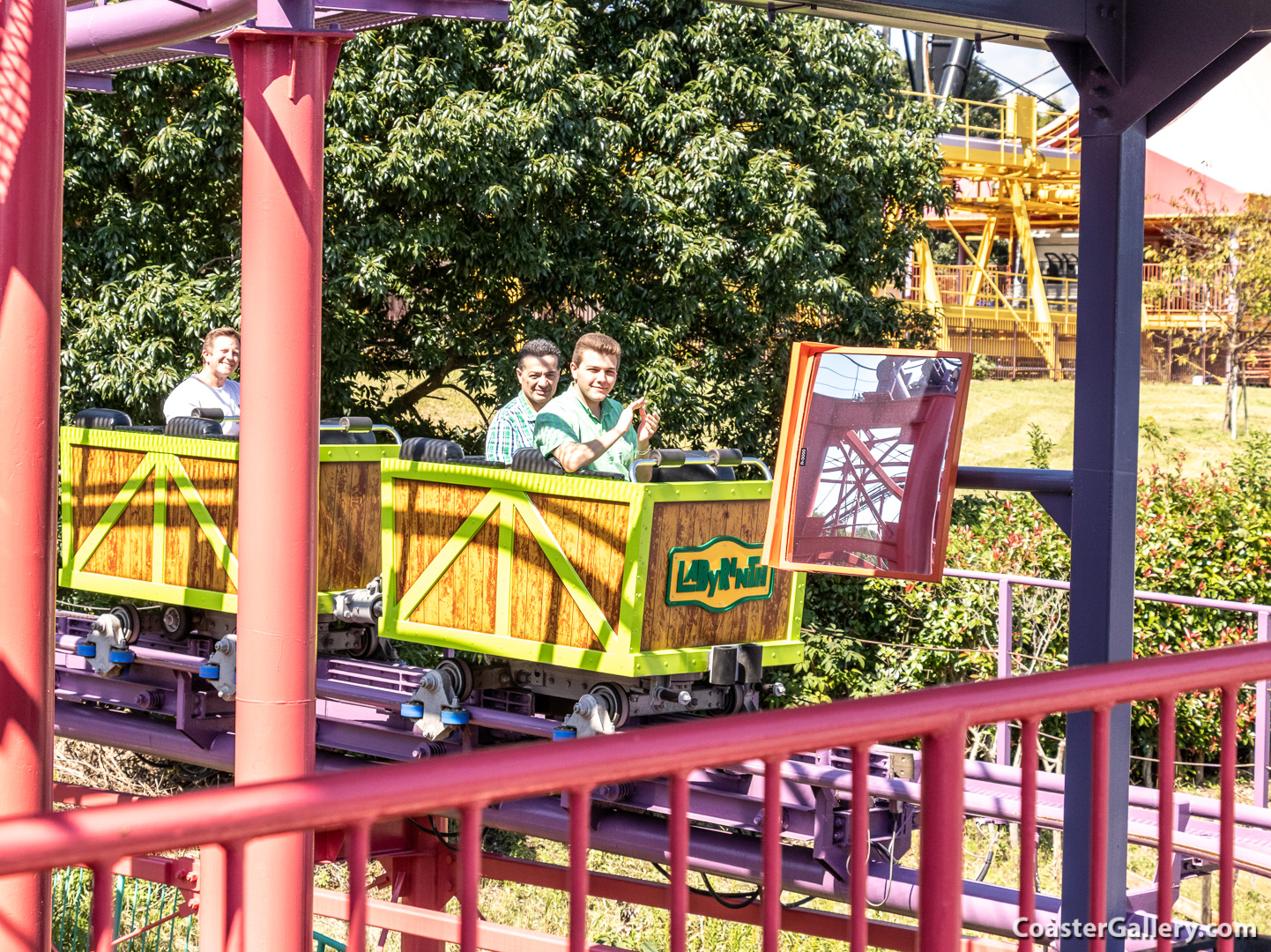 Labyrinth roller coaster at Himeji Central Park