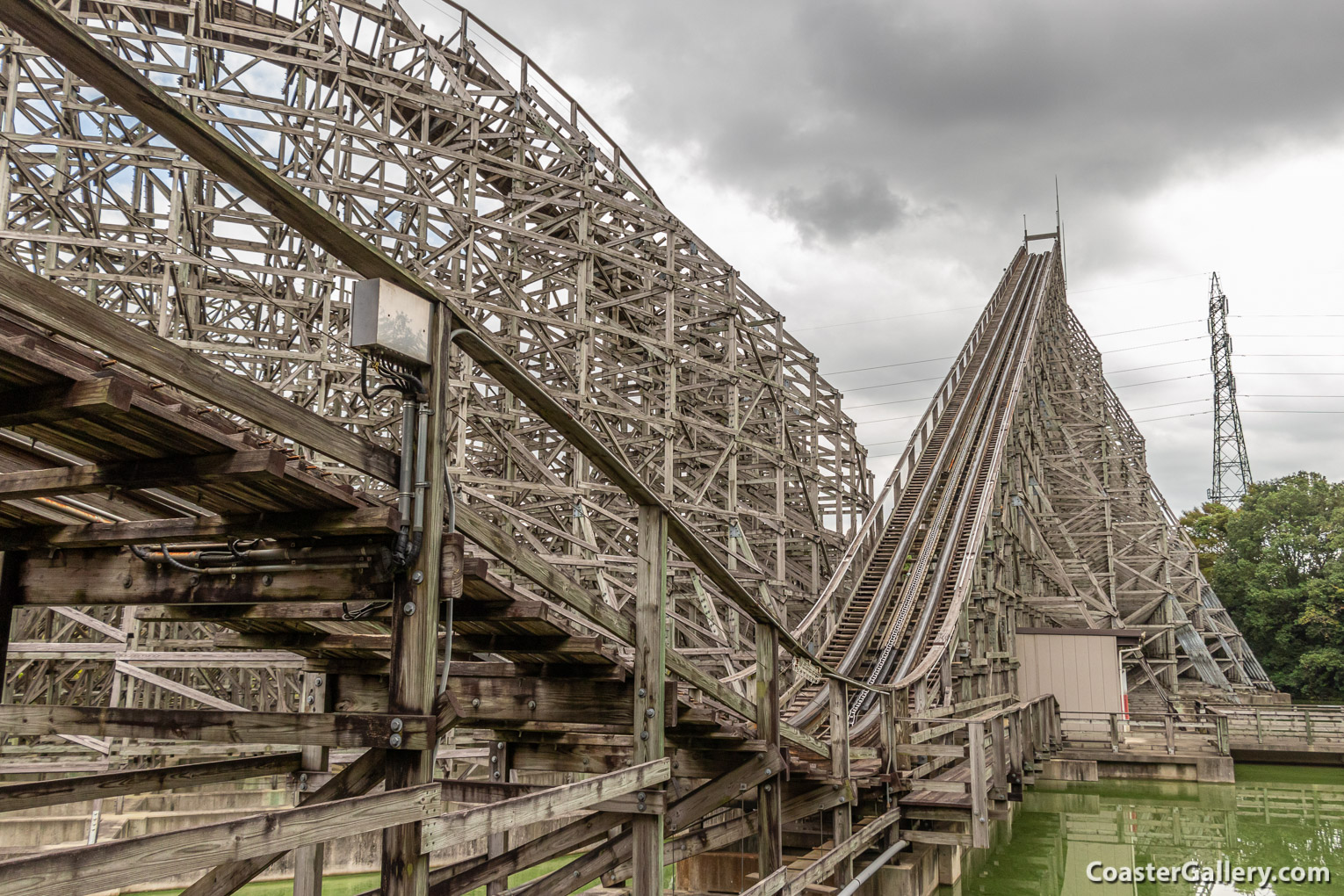 Regina roller coaster at the Tobu Zoo in Japan