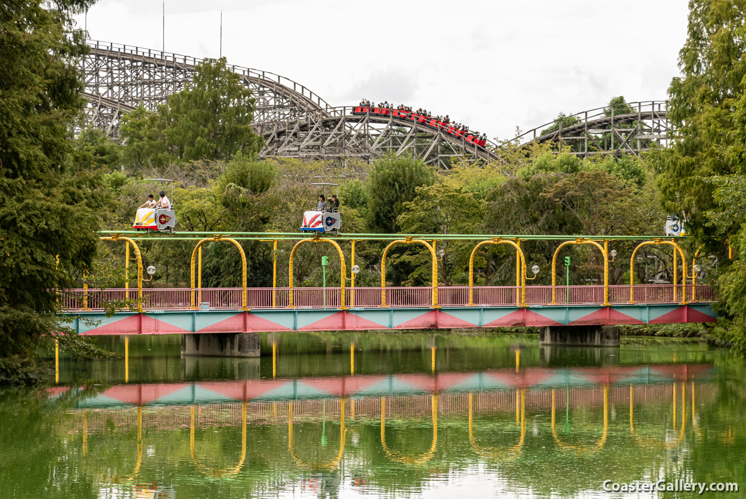 Regina roller coaster at the Tobu Zoo in Japan