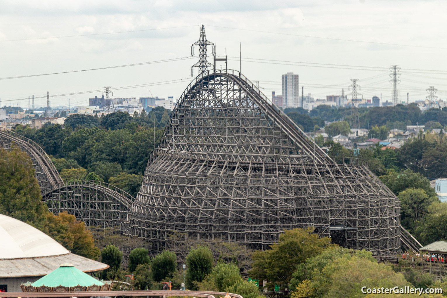 Regina roller coaster at the Tobu Zoo in Japan